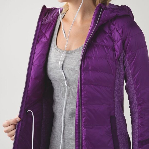 Lululemon Down For A Run Jacket - Size 10 - Picture 5 of 15